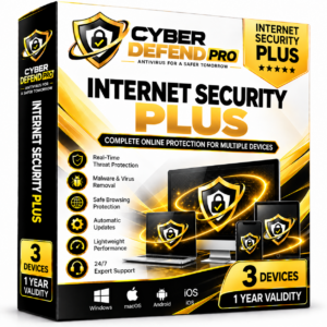 Cyber Shield Internet Security Plus (3Devices / 1 Year)