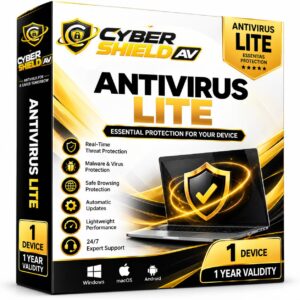 Cyber Shield Antivirus Lite (1 Device / 1 Year)