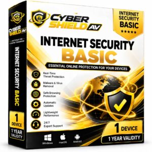 Cyber Shield Internet Security Basic (1 Device / 1 Year)