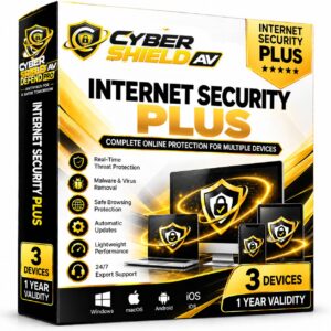 Cyber Shield Internet Security Plus (3Devices / 1 Year)